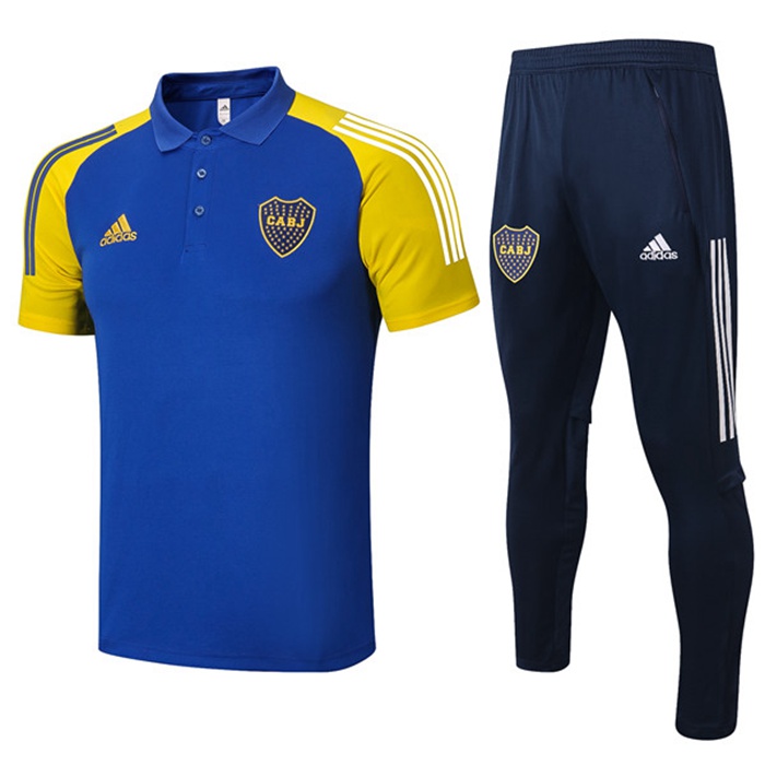 Kit Maglia Polo Boca Juniors + Pantaloni Blu 2020/2021
