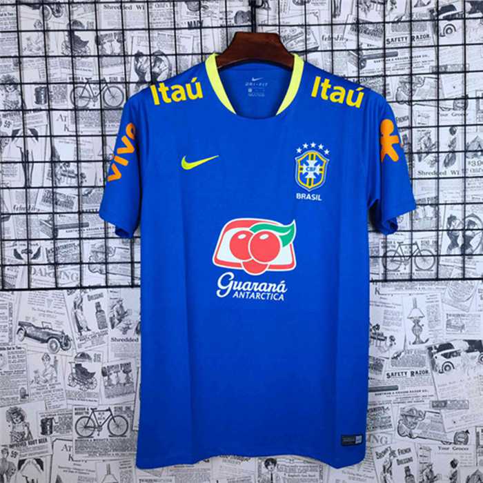 T Shirt Allenamento Brasile Blu 2021/2022