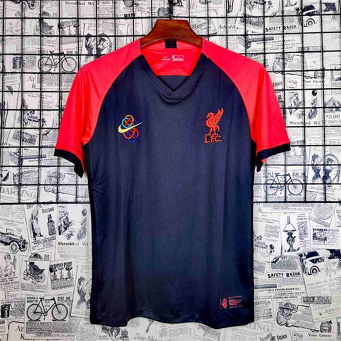 T Shirt Allenamento FC Liverpool Nero/Rosso 2021/2022