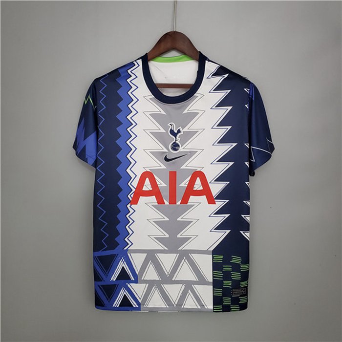 T Shirt Allenamento Tottenham Hotspur Bianca/Blu 2021/2022