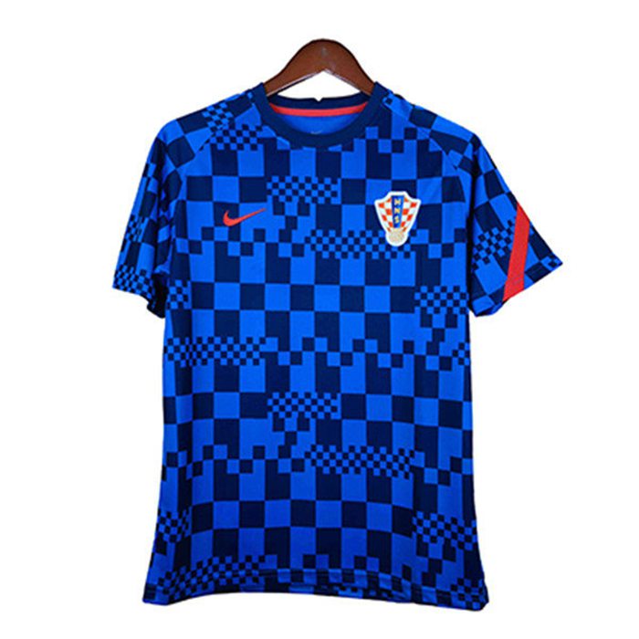 T Shirt Allenamento Croazia Blu 2021/2022