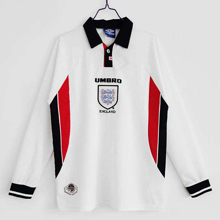 Maglie Calcio Inghilterra Retro Prima Manica Lunga 1998