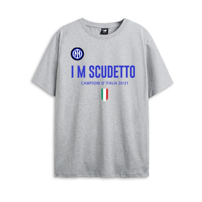 T Shirt Allenamento Inter Milan Scudetto Grigio 2021