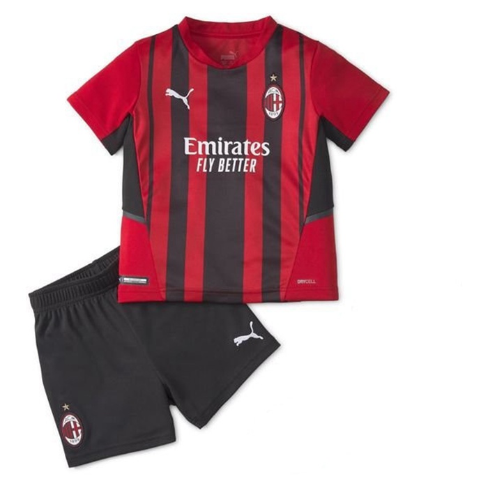 Maglie Calcio AC Milan Bambino Prima 2021/2022