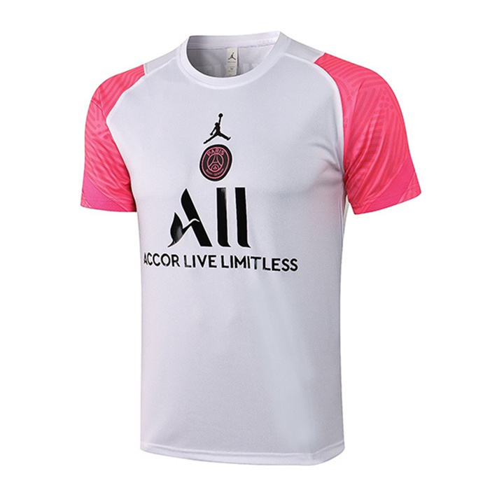 T Shirt Allenamento Jordan PSG Classic Bianca/Rosa 2021/2022