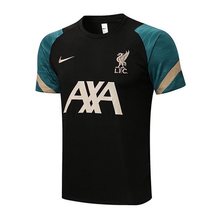 T Shirt Allenamento FC Liverpool Nero 2021/2022