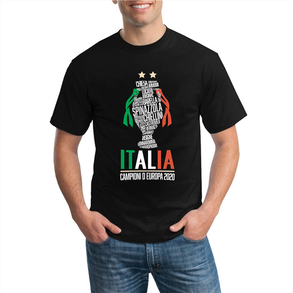 T-Shirts Italia UEFA Euro 2020 Champions Nero - GXHTS10