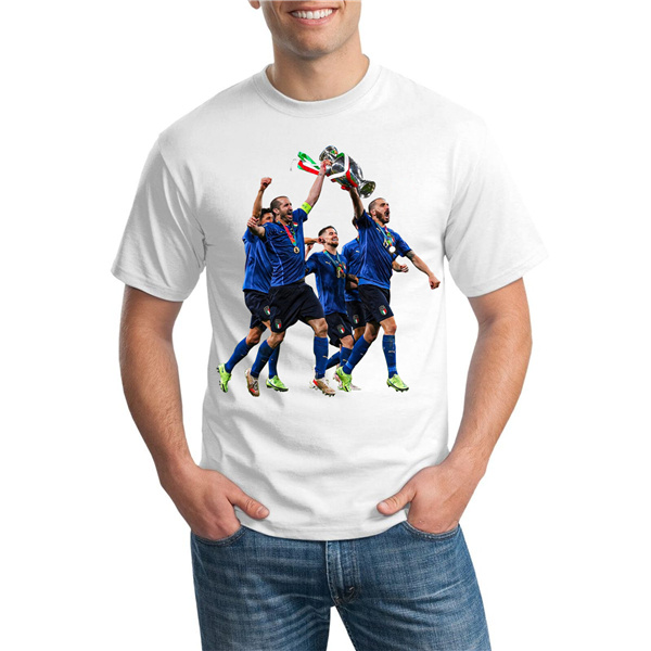 T-Shirts Italia UEFA Euro 2020 Champions Bianca - GXHTS18