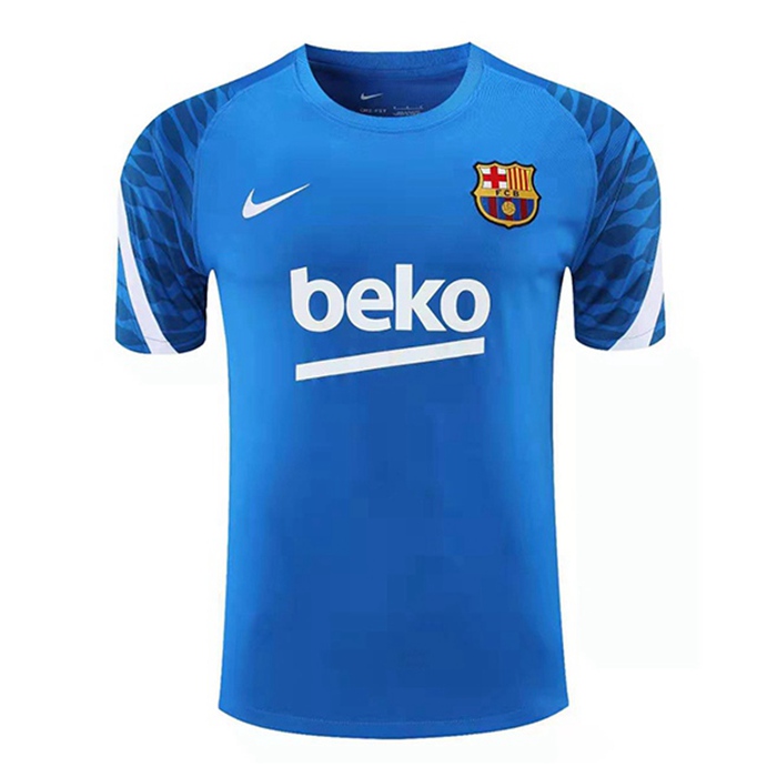 T Shirt Allenamento FC Barcellona Blu/Bianca 2021/2022
