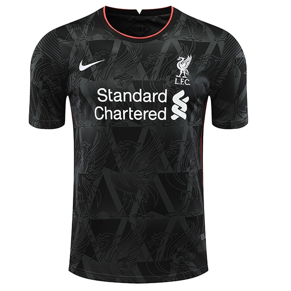 Nuova T Shirt Allenamento FC Liverpool Nero/Bianco 2020-2021