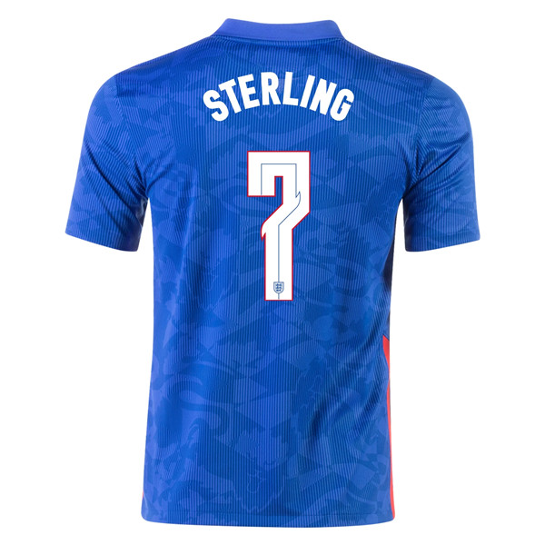 Maglia Calcio Inghilterra (Sterling 7) Seconda UEFA Euro 2020
