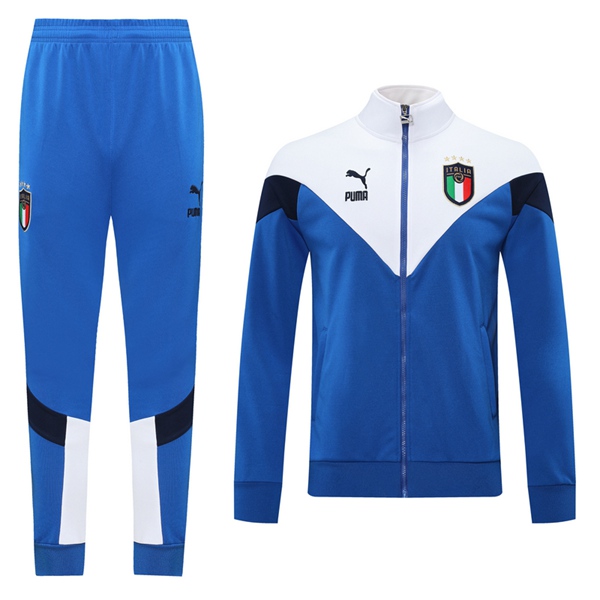 Nuova Insieme Tuta Calcio - Giacca Italia Blu 2020/2021