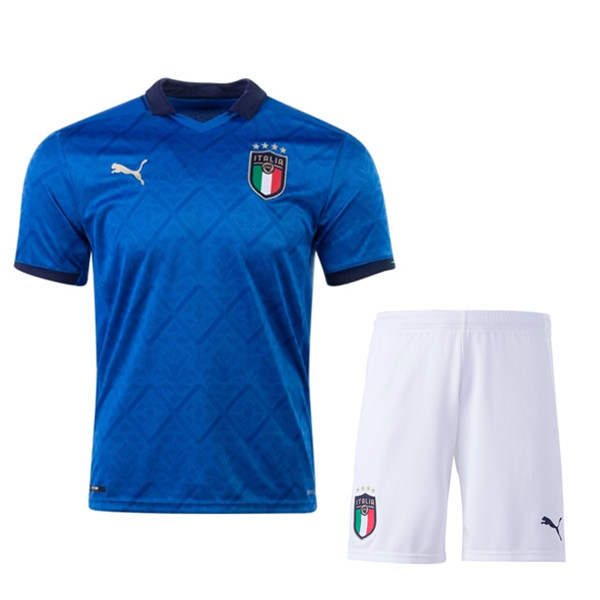 Kit Maglia Calcio Italia Prima Pantaloncini UEFA Euro 2020