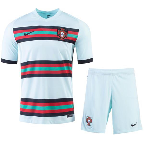 Kit Maglia Calcio Portogallo Seconda + Pantaloncini 2020/2021