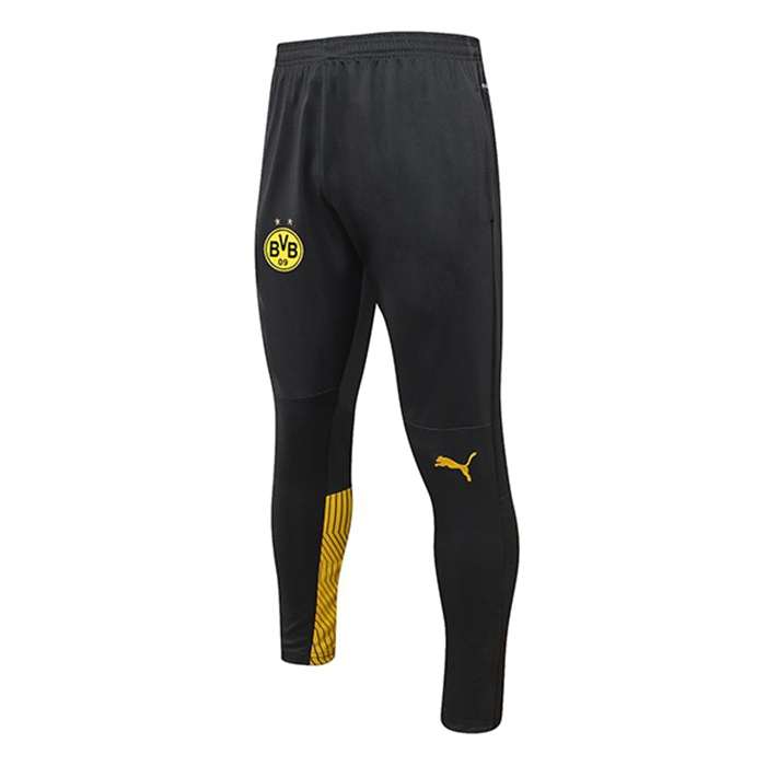 Pantaloni Da Allenamento Dortmund BVB Nero/Geel 2021/2022 -02