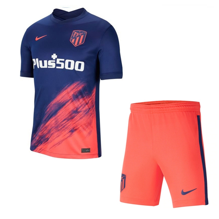 Kit Maglie Calcio Atletico Madrid Seconda + Pantaloncini 2021/2022