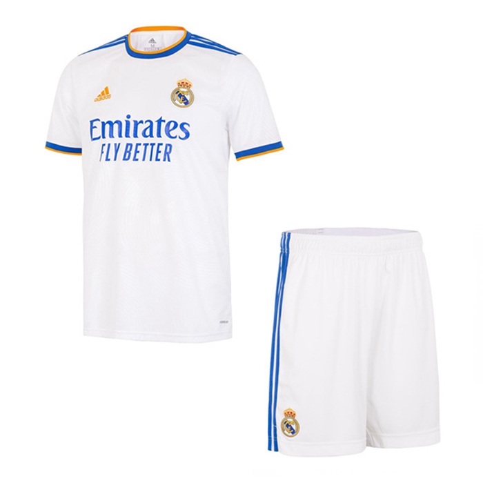 Kit Maglie Calcio Real Madrid Prima + Pantaloncini 2021/2022