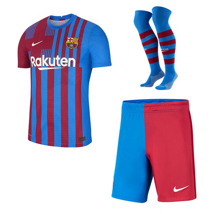Kit Maglie Calcio FC Barcellona Prima (Pantaloncini + Calzettoni) 2021/2022