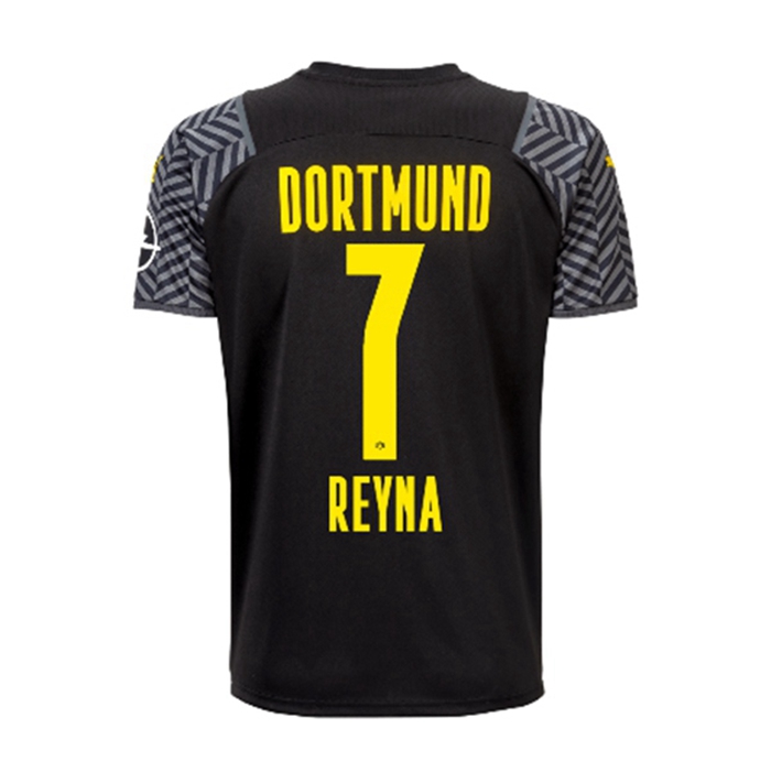 Maglie Calcio Dortmund BVB (Reyna 7) Seconda 2021/2022