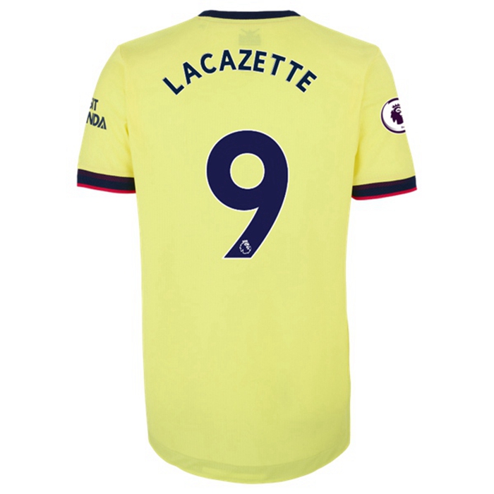 Maglie Calcio FC Arsenal (Alexandre Lacazette 9) Seconda 2021/2022