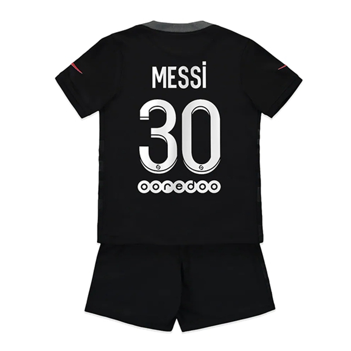 Maglie Calcio Jordan PSG (Messi 30) Bambino Terza 2021/2022