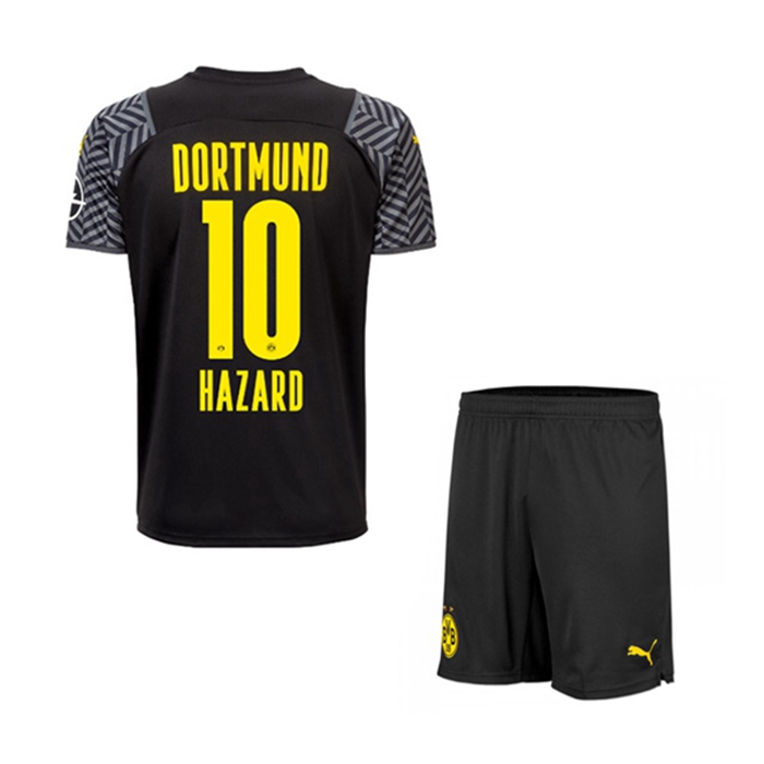 Maglie Calcio Dortmund BVB (Hazard 10) Bambino Seconda 2021/2022