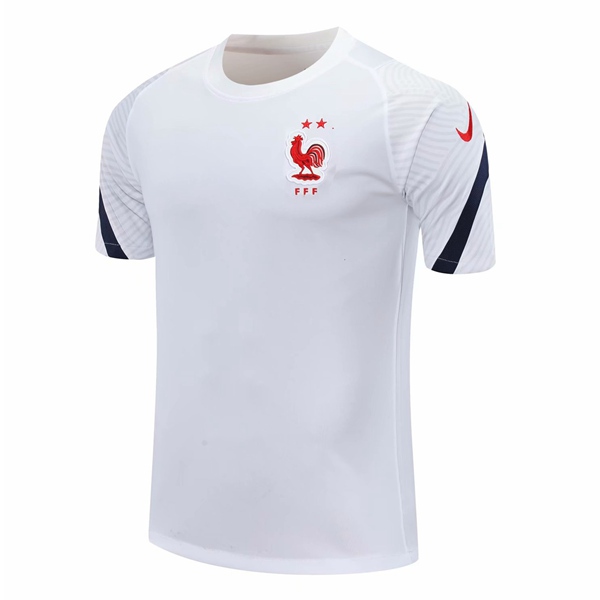 Nuova T Shirt Allenamento Francia Bianco 2020/2021