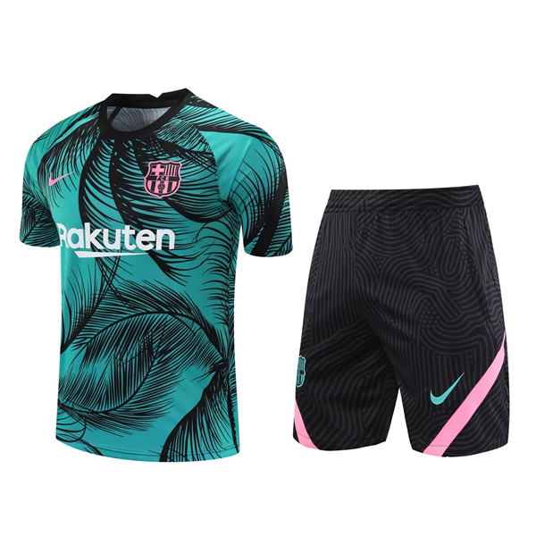 Nuova Kit Maglia Allenamento FC Barcellona + Pantaloncinis Blu 2020/2021