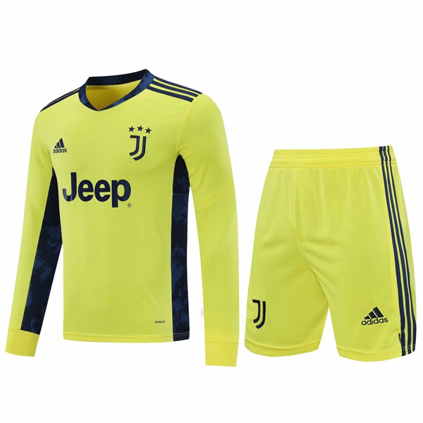 Kit Maglia Calcio Juventus Portiere Giallo 2020/2021