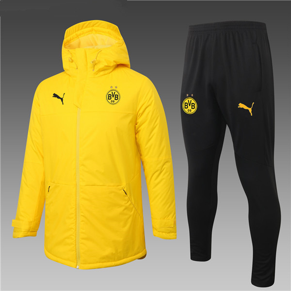 Nuova Piumino Calcio Dortmund BVB Giallo + Pantaloni 2020/2021