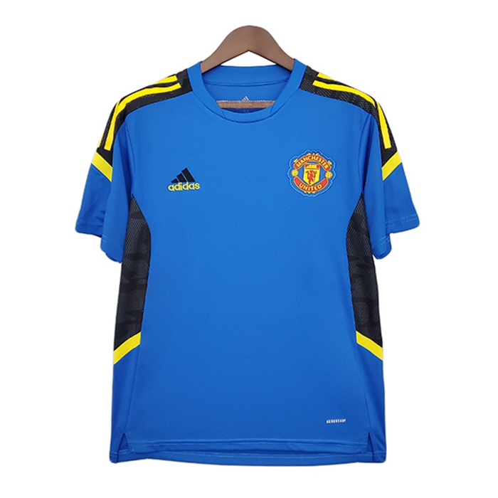 T Shirt Allenamento Manchester United Blu 2021/2022