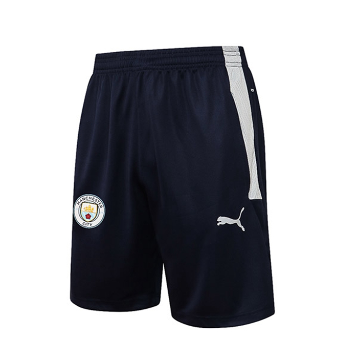 Pantaloncini Calcio Manchester City Blu Navy/Grigio 2021/2022