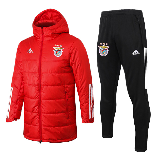 Nuova Insieme Piumino Calcio S.L Benfica + Pantaloni Rosso 2020/2021