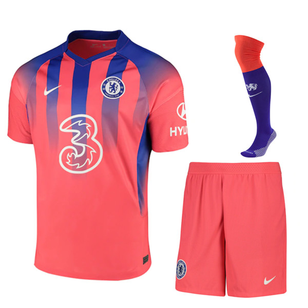 kit La Nuova Maglia Calcio FC Chelsea Terza (Pantaloncini+Calzini) 2020/2021