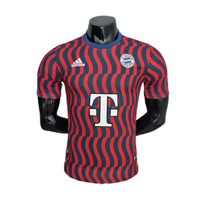 T Shirt Allenamento Bayern Monaco Rosso/Blu 2022/2023
