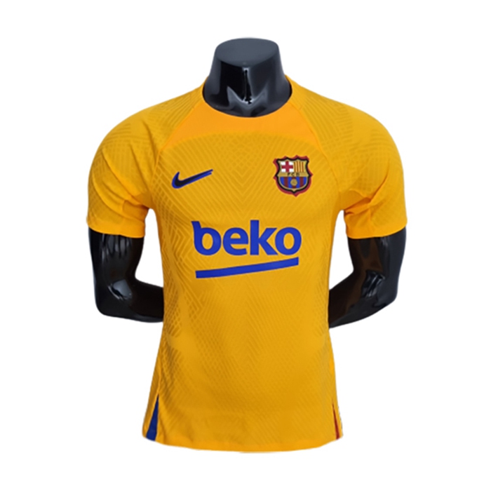 T Shirt Allenamento FC Barcelona Giallo 2022/2023