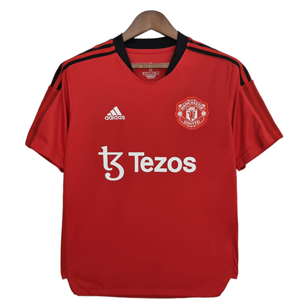 T Shirt Allenamento Manchester United Tezos Rosso 2022/2023