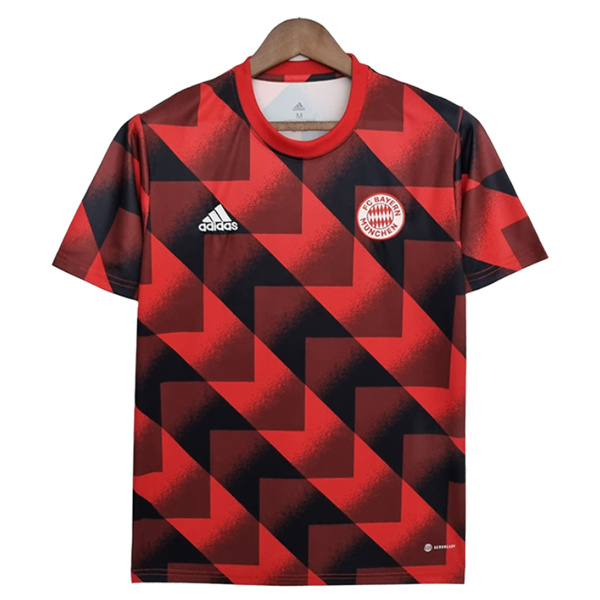 T Shirt Allenamento Bayern Monaco Rosso Geometric Pattern 2022/2023