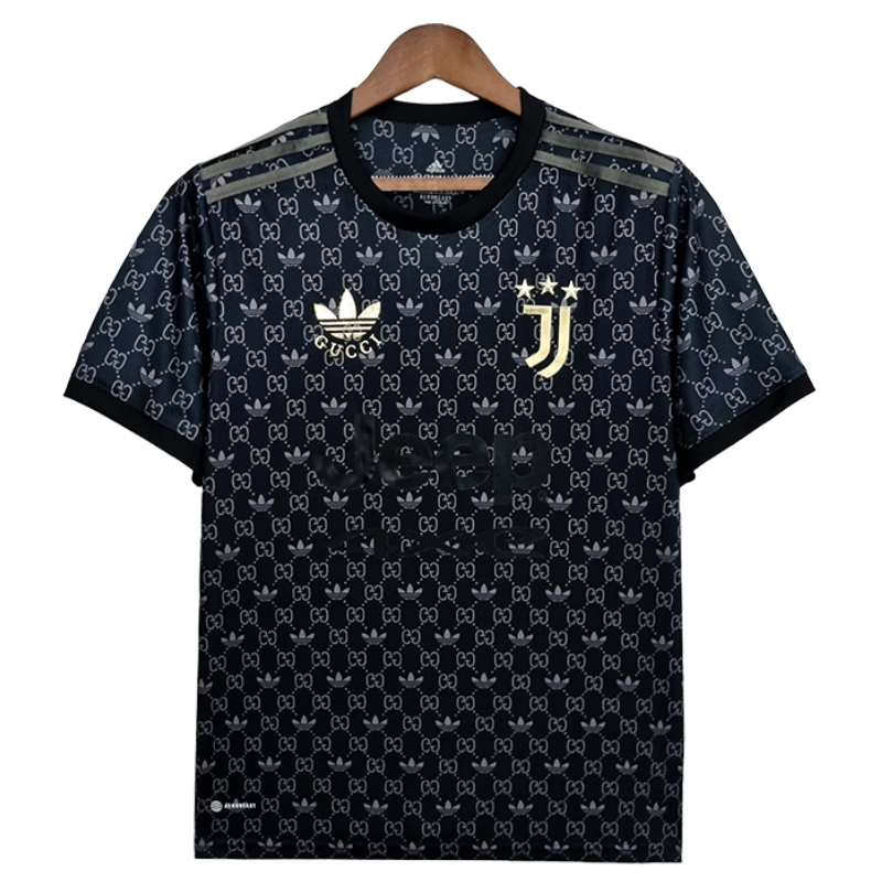 T Shirt Allenamento Juventus GUCC Nero 2022/2023