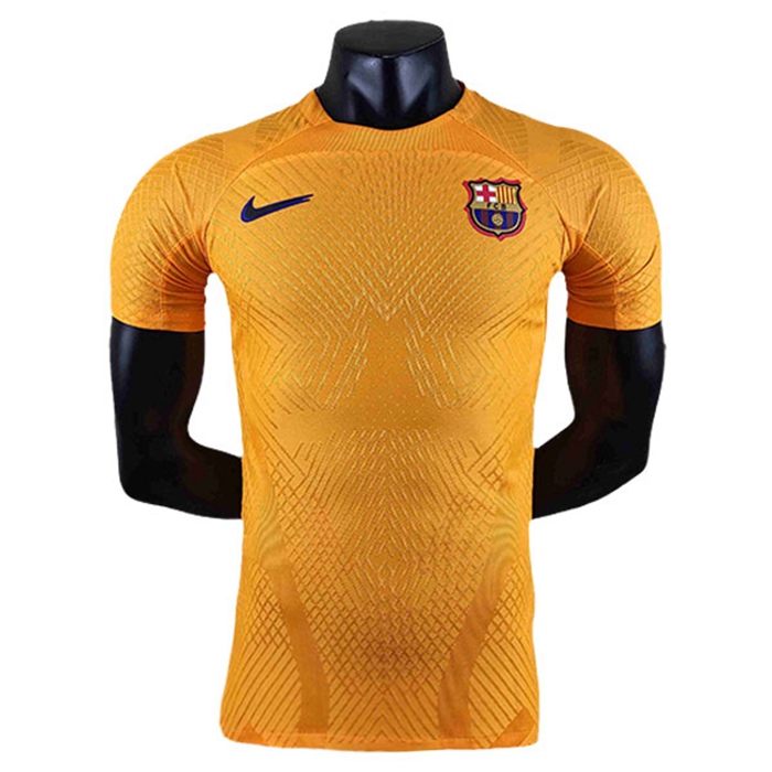T Shirt Allenamento FC Barcellona Giallo 2022/2023