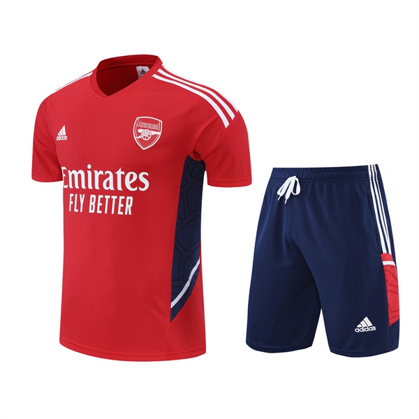 T Shirt Allenamento +Pantaloncini Arsenal Rosso 2022/2023