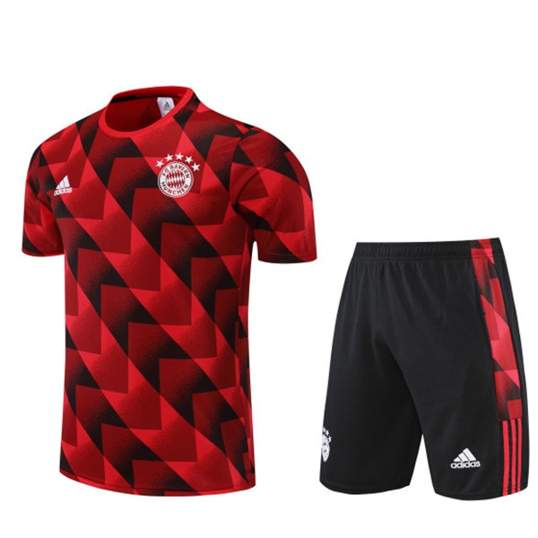 T Shirt Allenamento +Pantaloncini Bayern Monaco Rosso 2022/2023