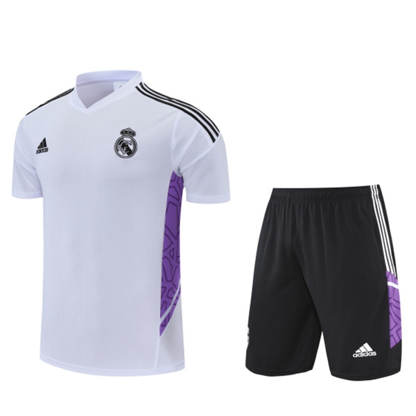 T Shirt Allenamento +Pantaloncini Real Madrid Nero 2022/2023