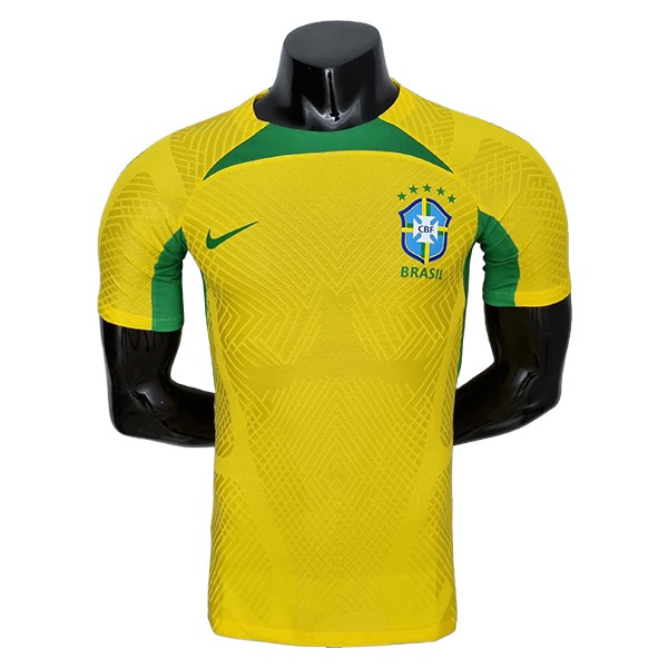 T Shirt Allenamento Brasile Giallo 2022/2023