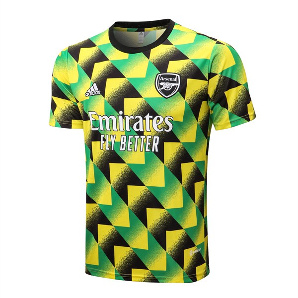 T Shirt Allenamento Arsenal Verde/Giallo 2022/2023