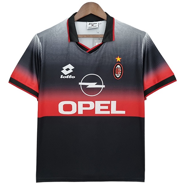Maglie Calcio AC Milan Retro Nero 1995/1996