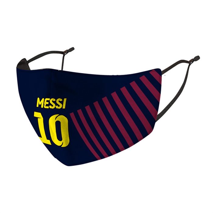 Mascherine Calcio Messi 10 Reutilisable