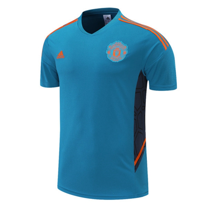 T Shirt Allenamento Manchester United Blu 2022/2023