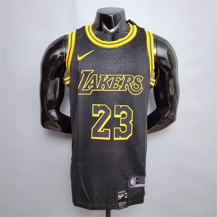 Nuova Maglia Los Angeles Lakers (James #23) Nero