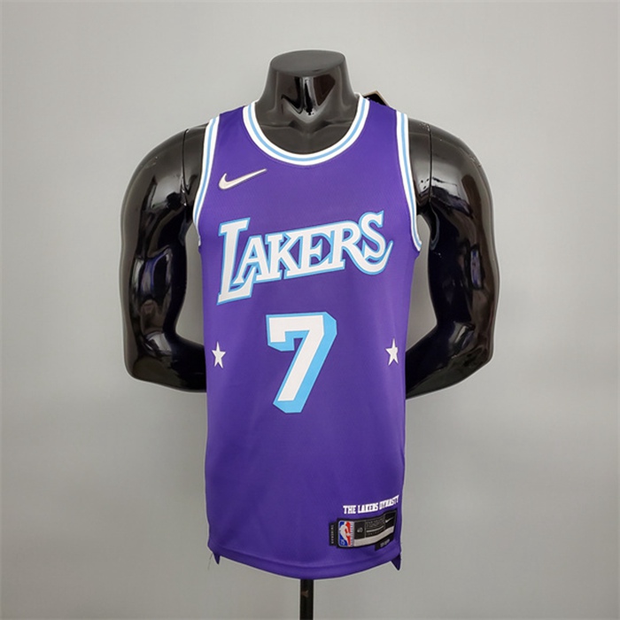 Maglia Los Angeles Lakers (Anthony #7) Viola 75th Anniversary City Edition